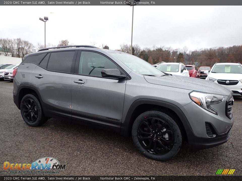 2020 GMC Terrain SLE AWD Satin Steel Metallic / Jet Black Photo #3