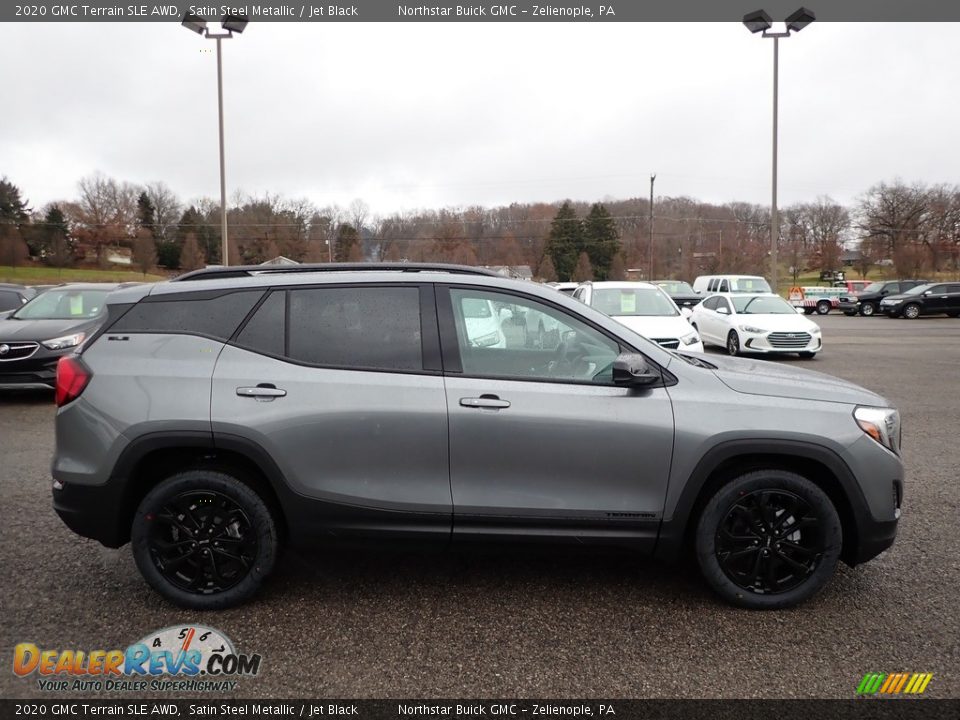 2020 GMC Terrain SLE AWD Satin Steel Metallic / Jet Black Photo #4