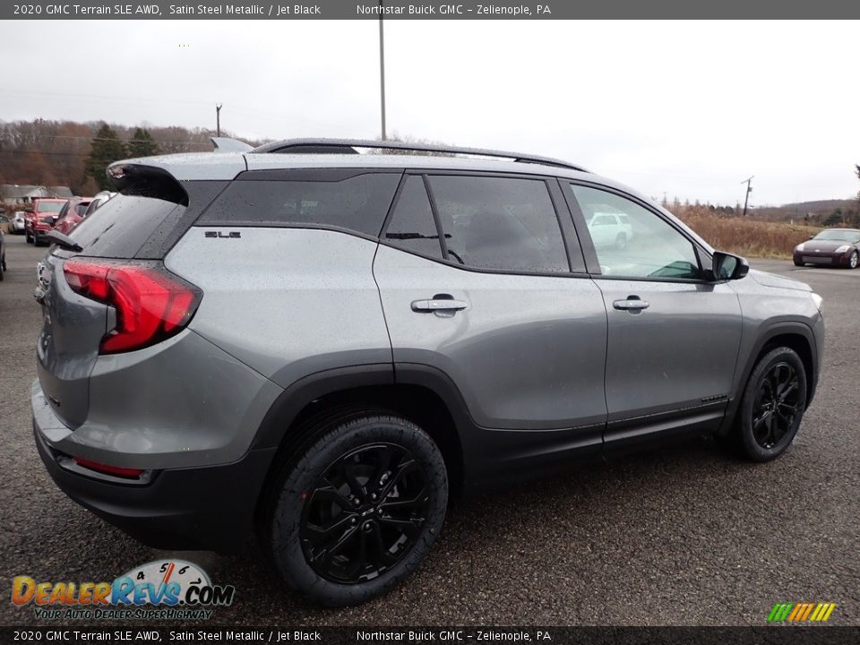 2020 GMC Terrain SLE AWD Satin Steel Metallic / Jet Black Photo #5