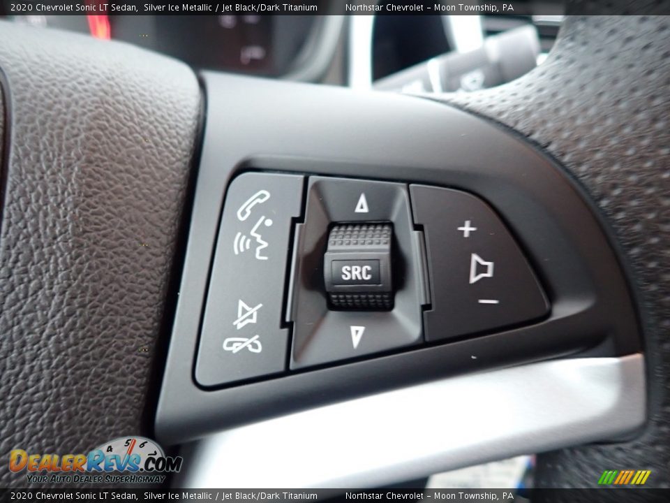 2020 Chevrolet Sonic LT Sedan Silver Ice Metallic / Jet Black/Dark Titanium Photo #17