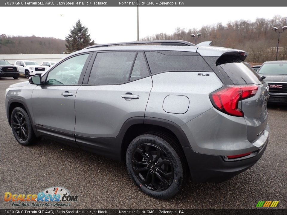 2020 GMC Terrain SLE AWD Satin Steel Metallic / Jet Black Photo #8
