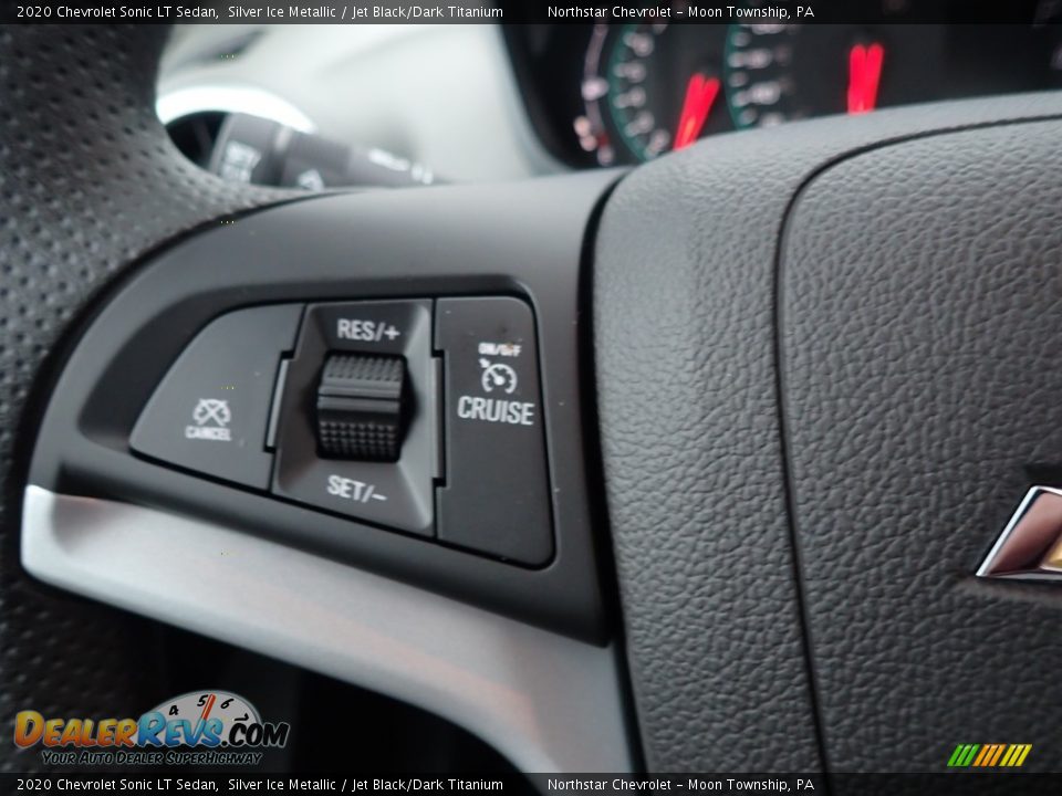 2020 Chevrolet Sonic LT Sedan Silver Ice Metallic / Jet Black/Dark Titanium Photo #18