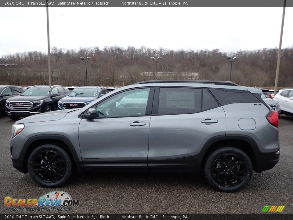 2020 GMC Terrain SLE AWD Satin Steel Metallic / Jet Black Photo #9