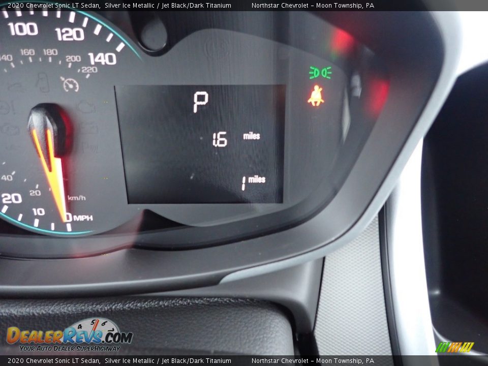 2020 Chevrolet Sonic LT Sedan Silver Ice Metallic / Jet Black/Dark Titanium Photo #19