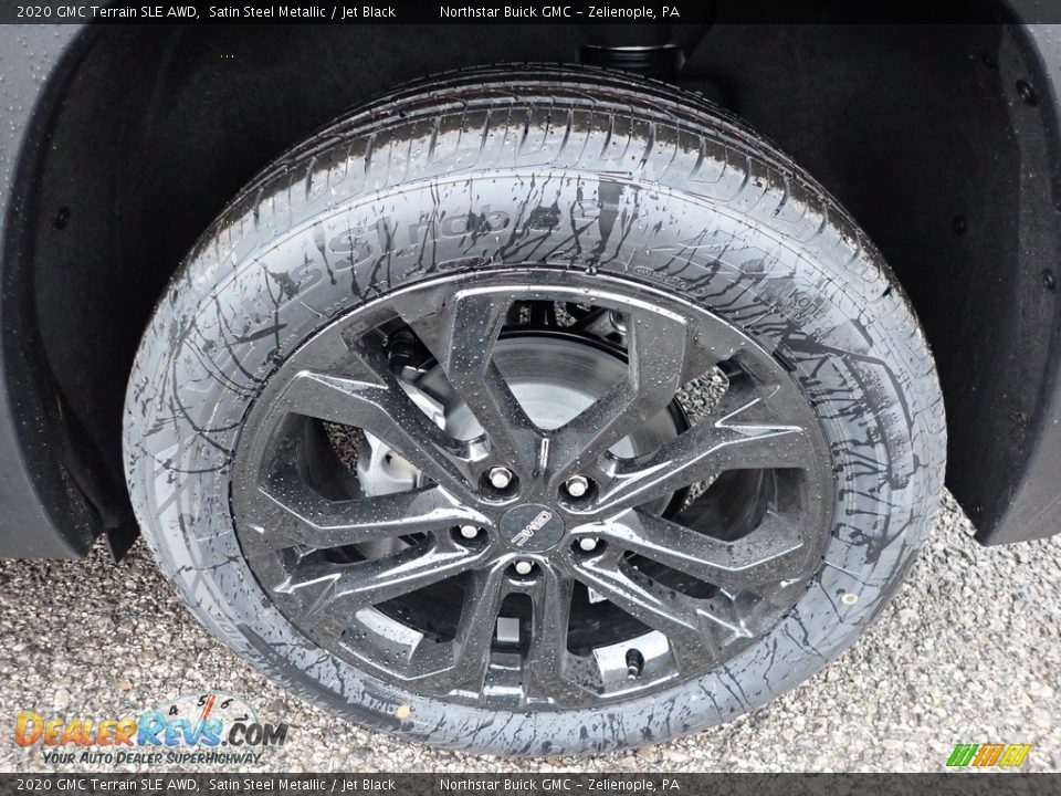 2020 GMC Terrain SLE AWD Satin Steel Metallic / Jet Black Photo #10