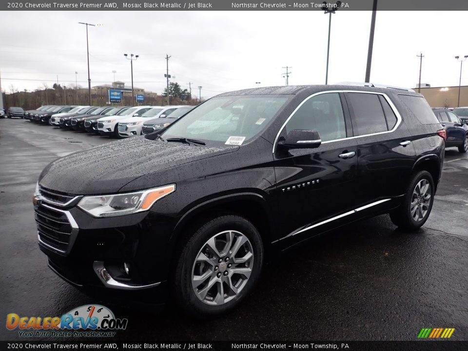 2020 Chevrolet Traverse Premier AWD Mosaic Black Metallic / Jet Black Photo #1