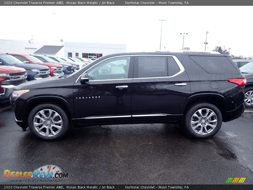 Mosaic Black Metallic 2020 Chevrolet Traverse Premier AWD Photo #2