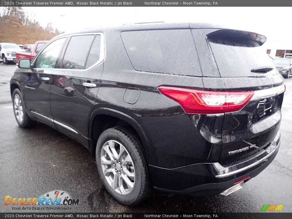 2020 Chevrolet Traverse Premier AWD Mosaic Black Metallic / Jet Black Photo #3