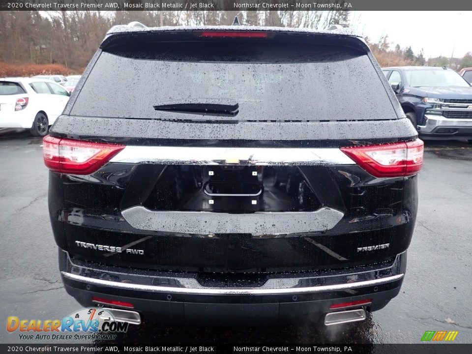 2020 Chevrolet Traverse Premier AWD Mosaic Black Metallic / Jet Black Photo #4