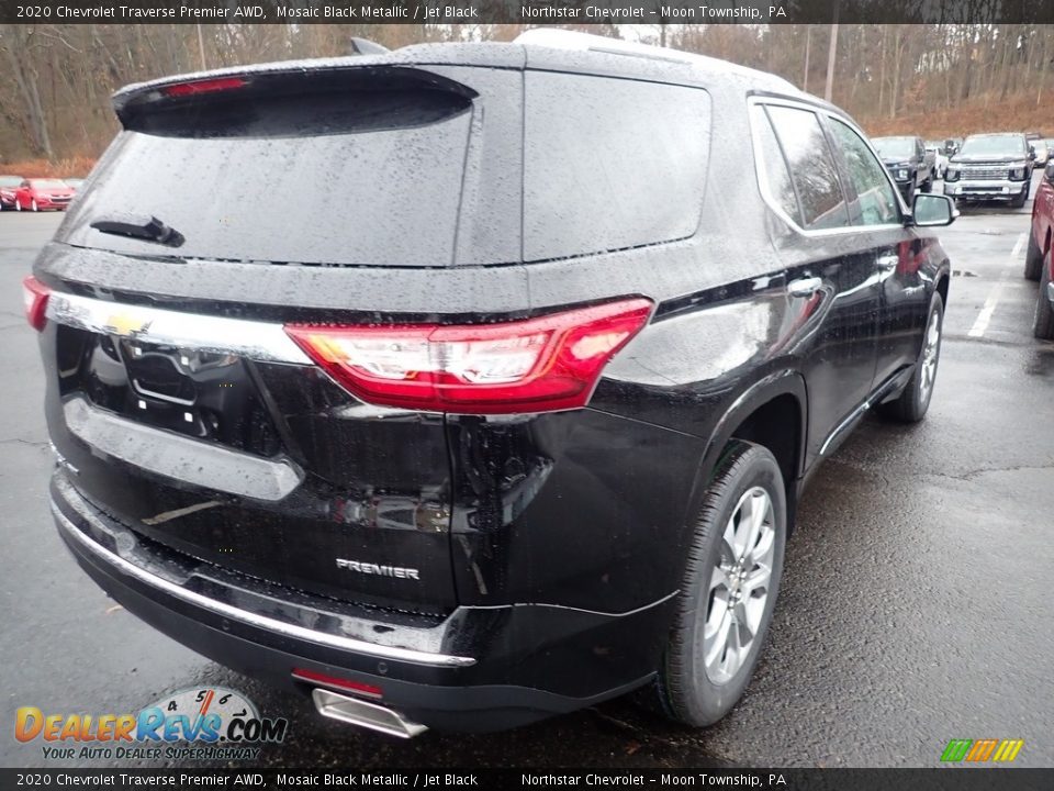 2020 Chevrolet Traverse Premier AWD Mosaic Black Metallic / Jet Black Photo #5