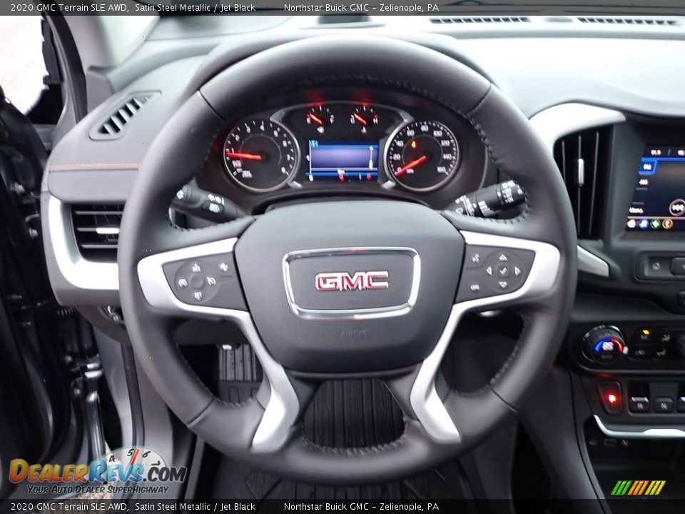2020 GMC Terrain SLE AWD Satin Steel Metallic / Jet Black Photo #17