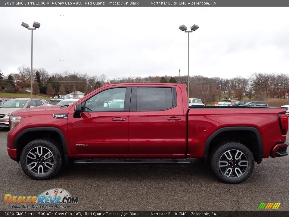 2020 GMC Sierra 1500 AT4 Crew Cab 4WD Red Quartz Tintcoat / Jet Black Photo #8