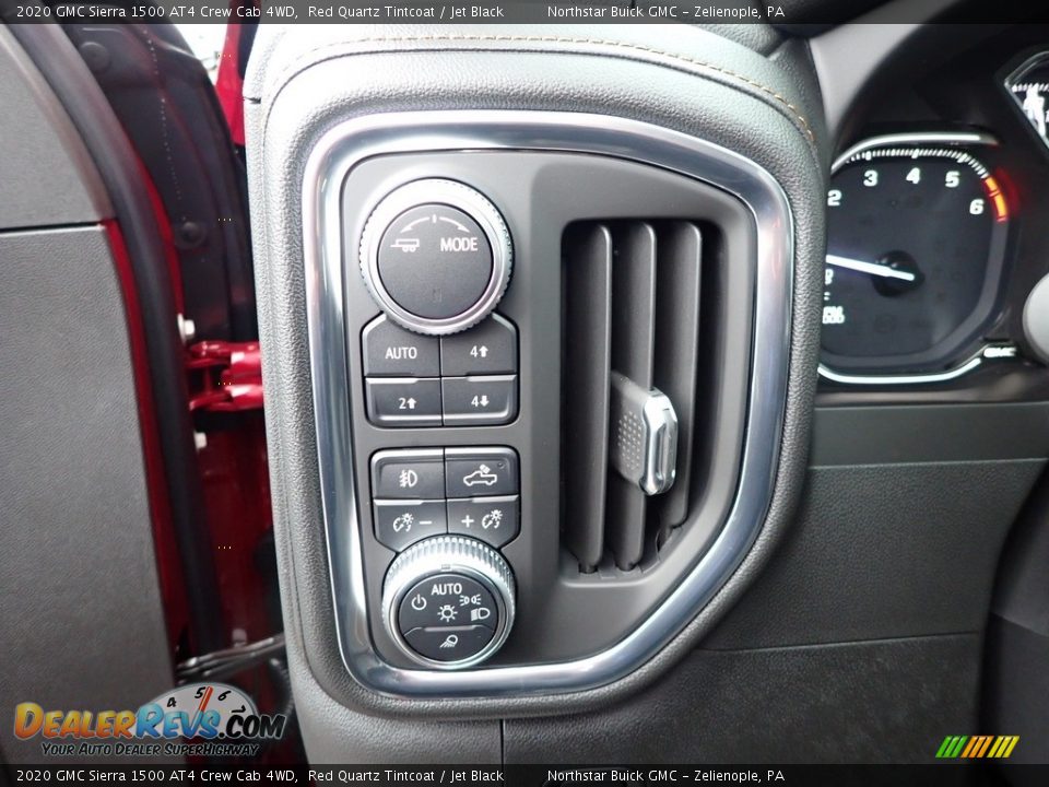 Controls of 2020 GMC Sierra 1500 AT4 Crew Cab 4WD Photo #10