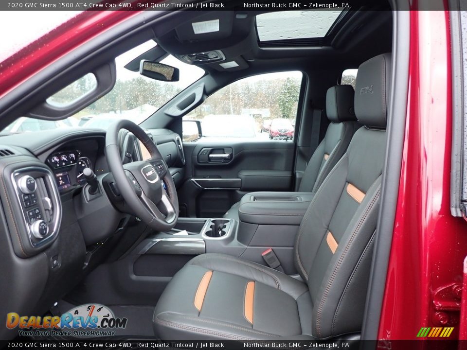 Jet Black Interior - 2020 GMC Sierra 1500 AT4 Crew Cab 4WD Photo #13