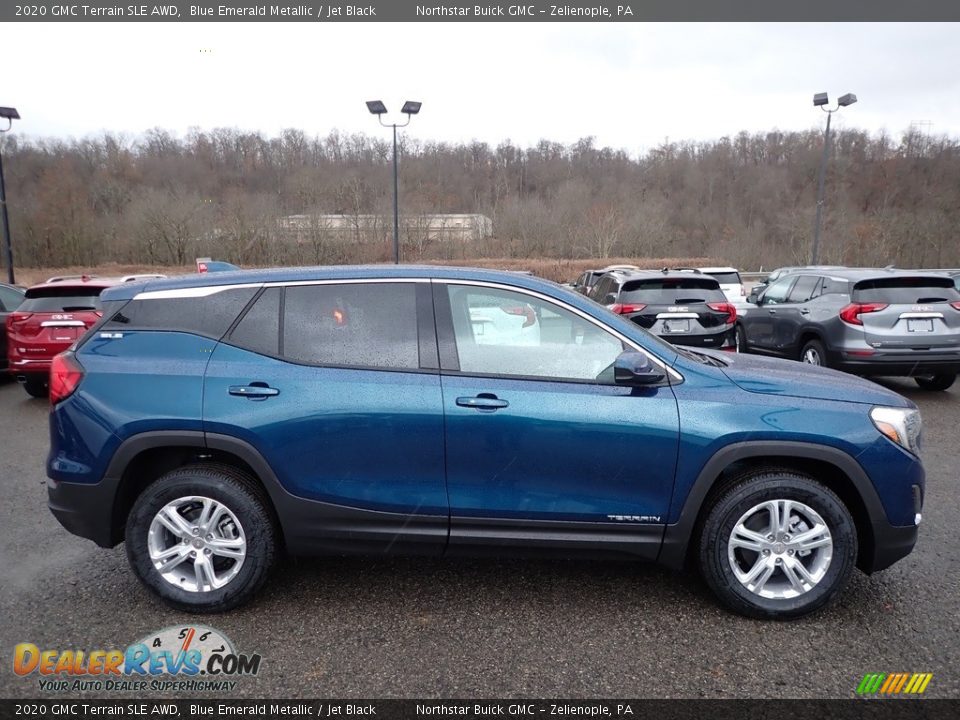 Blue Emerald Metallic 2020 GMC Terrain SLE AWD Photo #4