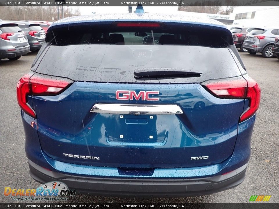 2020 GMC Terrain SLE AWD Blue Emerald Metallic / Jet Black Photo #6