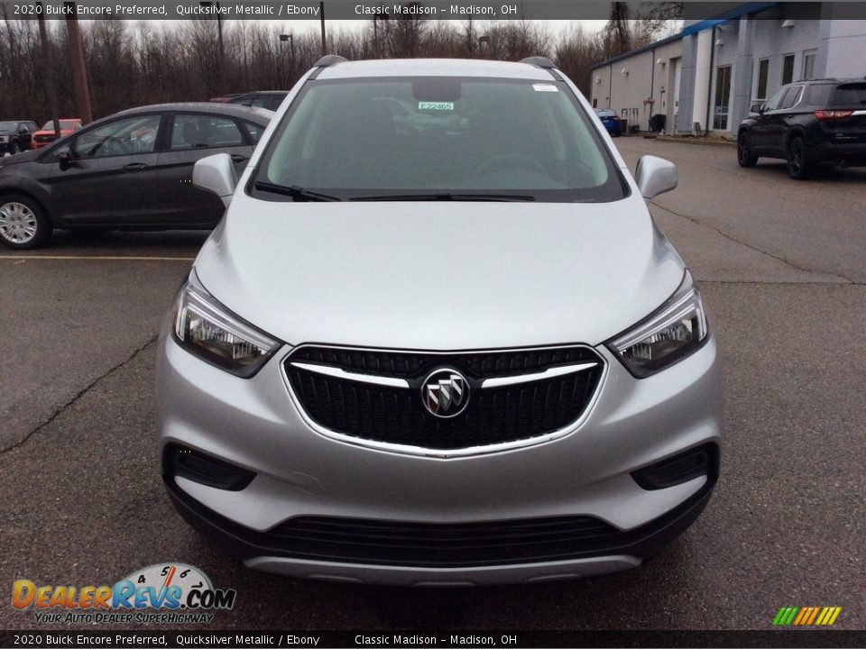 2020 Buick Encore Preferred Quicksilver Metallic / Ebony Photo #4