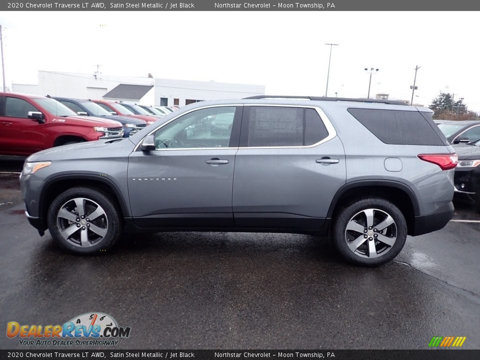 Satin Steel Metallic 2020 Chevrolet Traverse LT AWD Photo #2