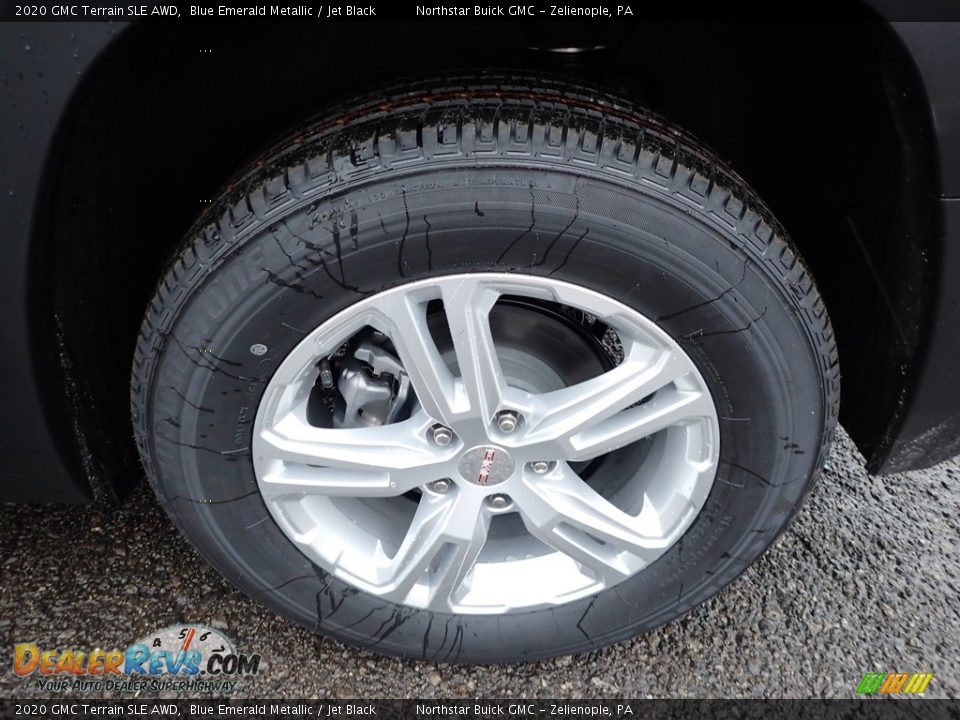 2020 GMC Terrain SLE AWD Blue Emerald Metallic / Jet Black Photo #10