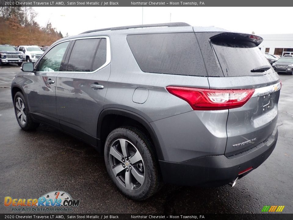 2020 Chevrolet Traverse LT AWD Satin Steel Metallic / Jet Black Photo #3