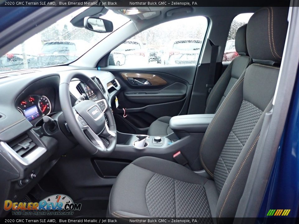 2020 GMC Terrain SLE AWD Blue Emerald Metallic / Jet Black Photo #12