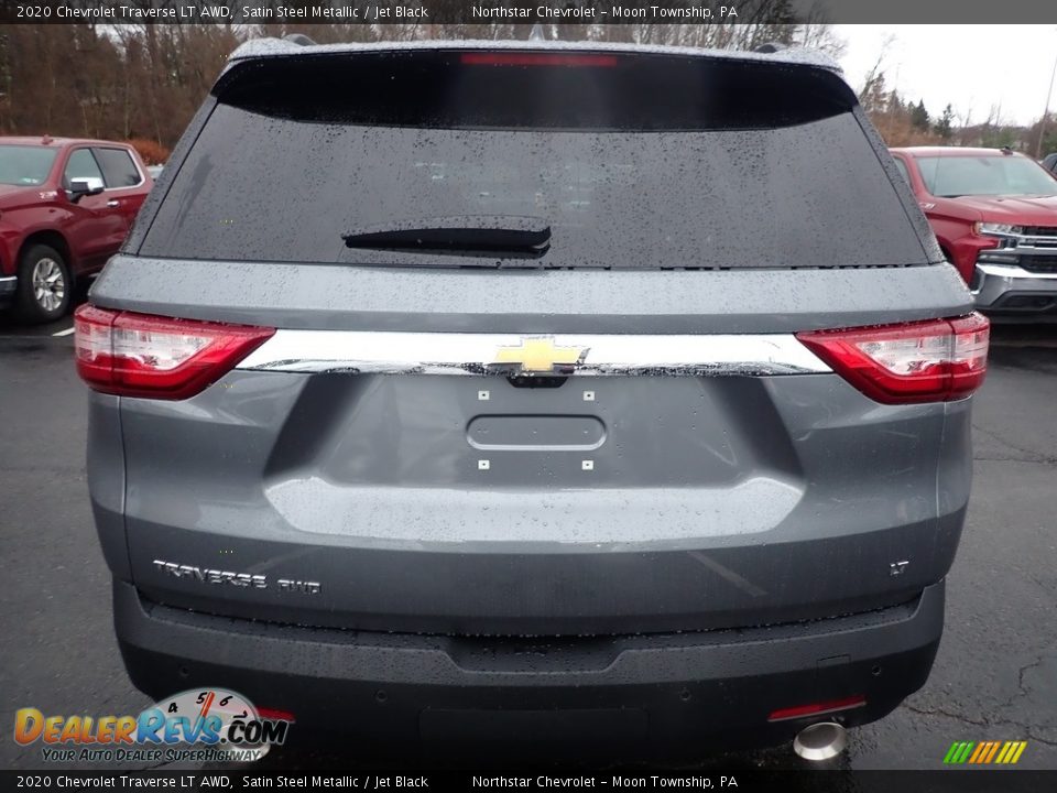 2020 Chevrolet Traverse LT AWD Satin Steel Metallic / Jet Black Photo #4