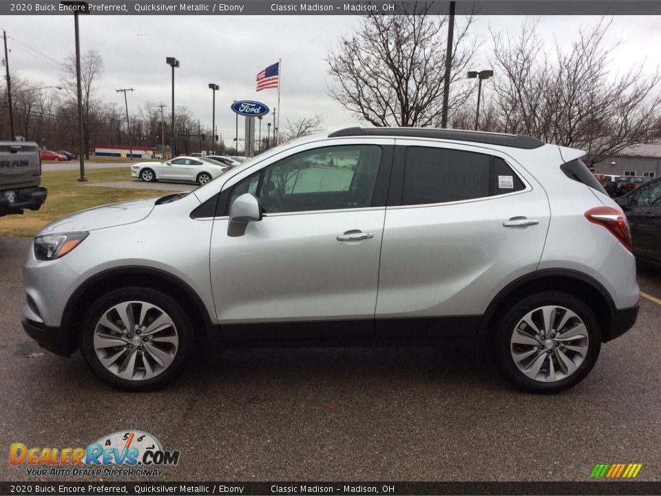 2020 Buick Encore Preferred Quicksilver Metallic / Ebony Photo #6