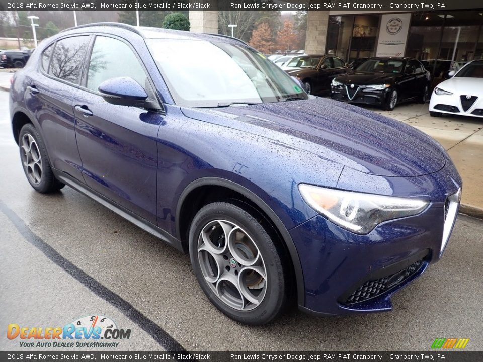 Front 3/4 View of 2018 Alfa Romeo Stelvio AWD Photo #3