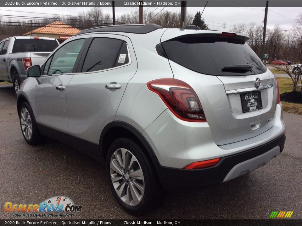 2020 Buick Encore Preferred Quicksilver Metallic / Ebony Photo #7