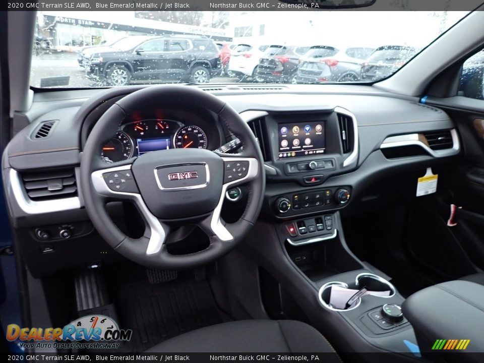 2020 GMC Terrain SLE AWD Blue Emerald Metallic / Jet Black Photo #14
