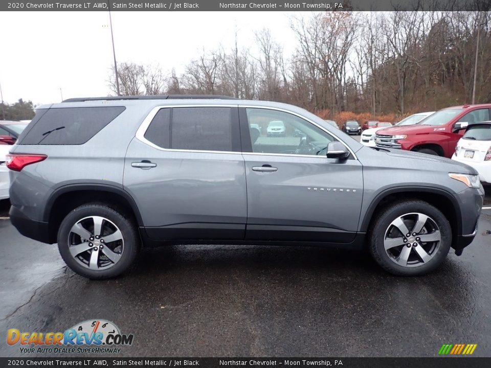 Satin Steel Metallic 2020 Chevrolet Traverse LT AWD Photo #6