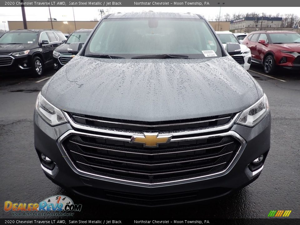 2020 Chevrolet Traverse LT AWD Satin Steel Metallic / Jet Black Photo #8