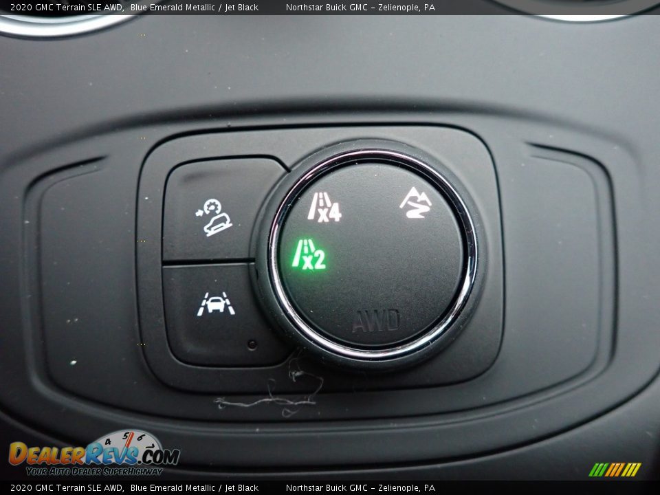 2020 GMC Terrain SLE AWD Blue Emerald Metallic / Jet Black Photo #17