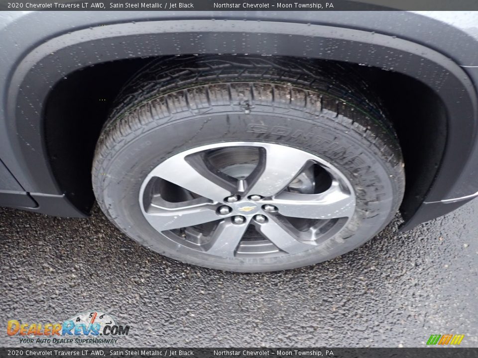 2020 Chevrolet Traverse LT AWD Satin Steel Metallic / Jet Black Photo #9