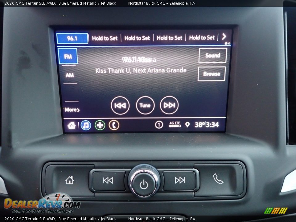 2020 GMC Terrain SLE AWD Blue Emerald Metallic / Jet Black Photo #19