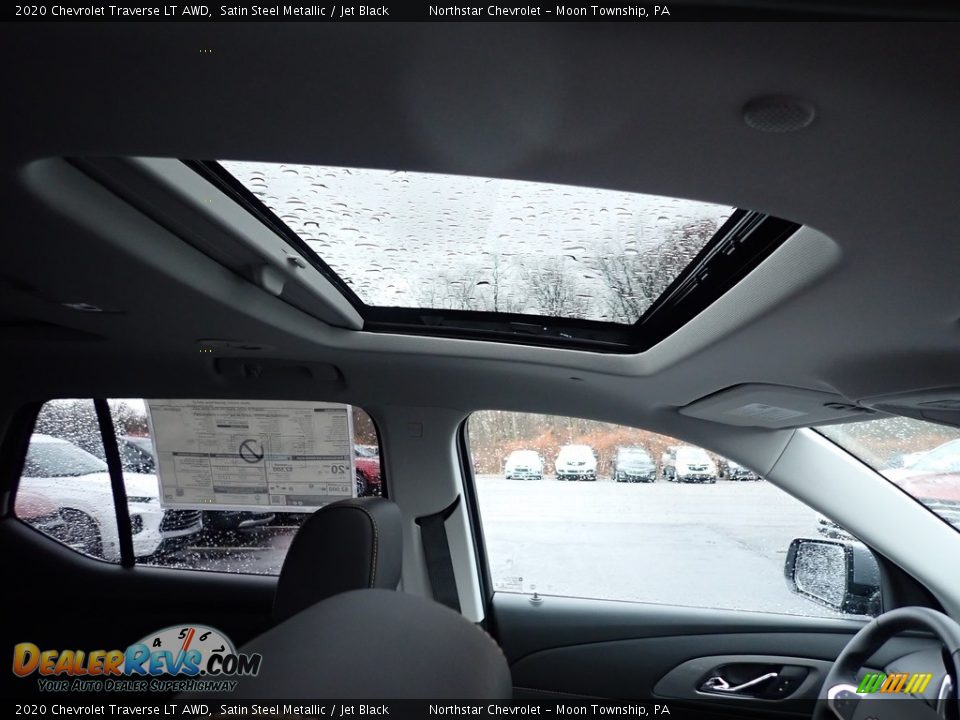 2020 Chevrolet Traverse LT AWD Satin Steel Metallic / Jet Black Photo #12