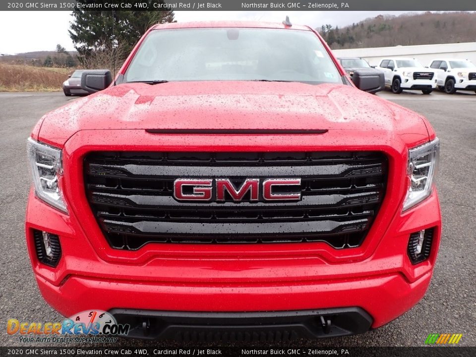 2020 GMC Sierra 1500 Elevation Crew Cab 4WD Cardinal Red / Jet Black Photo #2