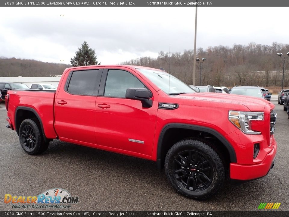 Cardinal Red 2020 GMC Sierra 1500 Elevation Crew Cab 4WD Photo #3