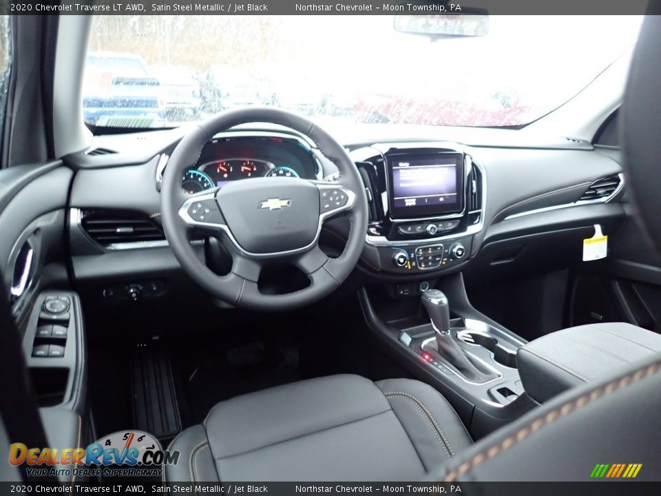 2020 Chevrolet Traverse LT AWD Satin Steel Metallic / Jet Black Photo #15