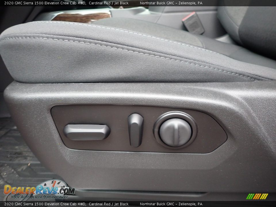 2020 GMC Sierra 1500 Elevation Crew Cab 4WD Cardinal Red / Jet Black Photo #11