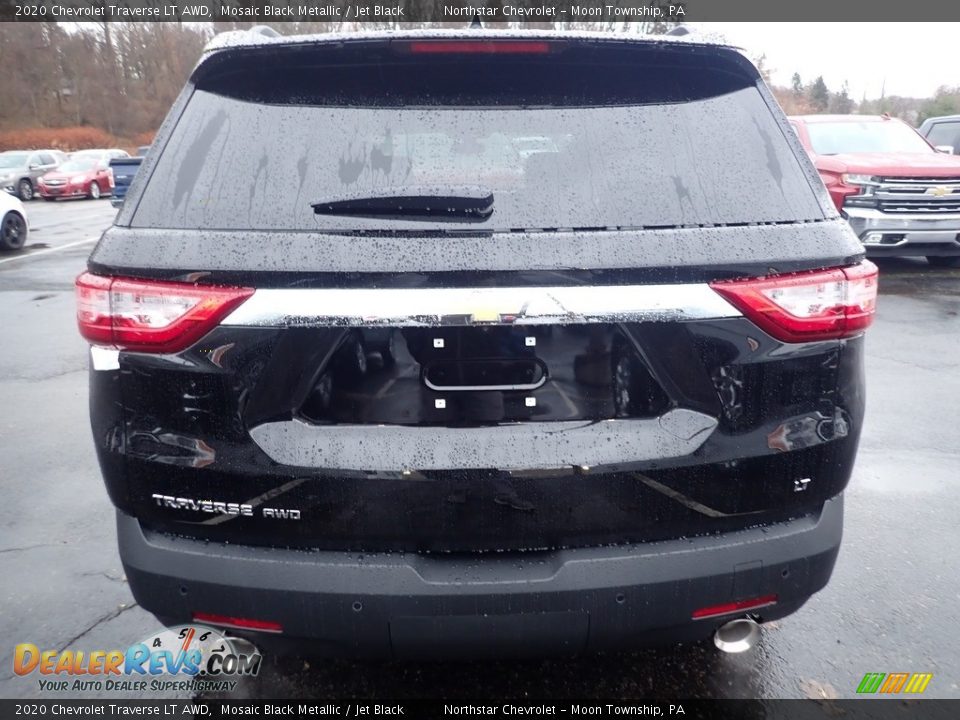 2020 Chevrolet Traverse LT AWD Mosaic Black Metallic / Jet Black Photo #4