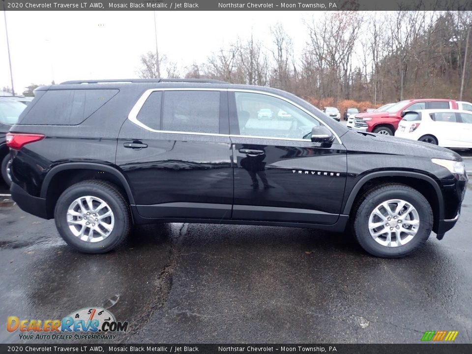 2020 Chevrolet Traverse LT AWD Mosaic Black Metallic / Jet Black Photo #6