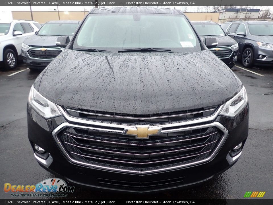 2020 Chevrolet Traverse LT AWD Mosaic Black Metallic / Jet Black Photo #8