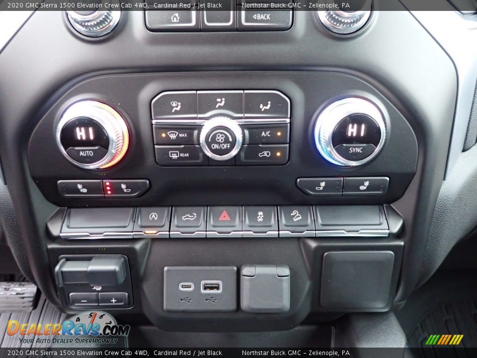 2020 GMC Sierra 1500 Elevation Crew Cab 4WD Cardinal Red / Jet Black Photo #18