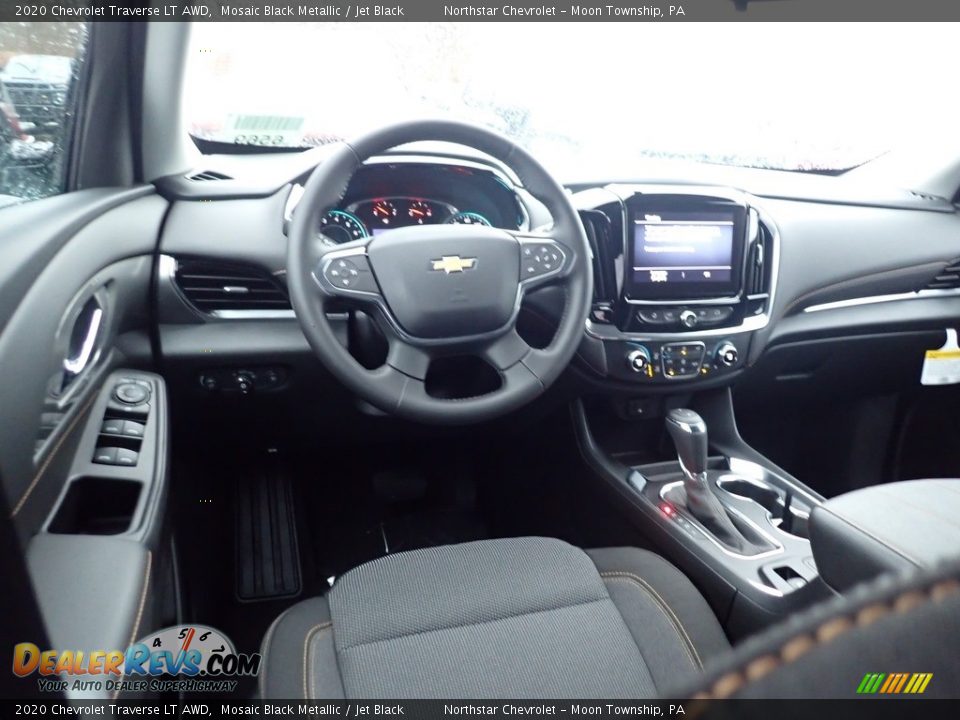 2020 Chevrolet Traverse LT AWD Mosaic Black Metallic / Jet Black Photo #13