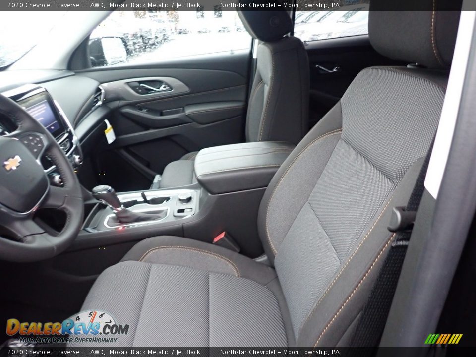 2020 Chevrolet Traverse LT AWD Mosaic Black Metallic / Jet Black Photo #14