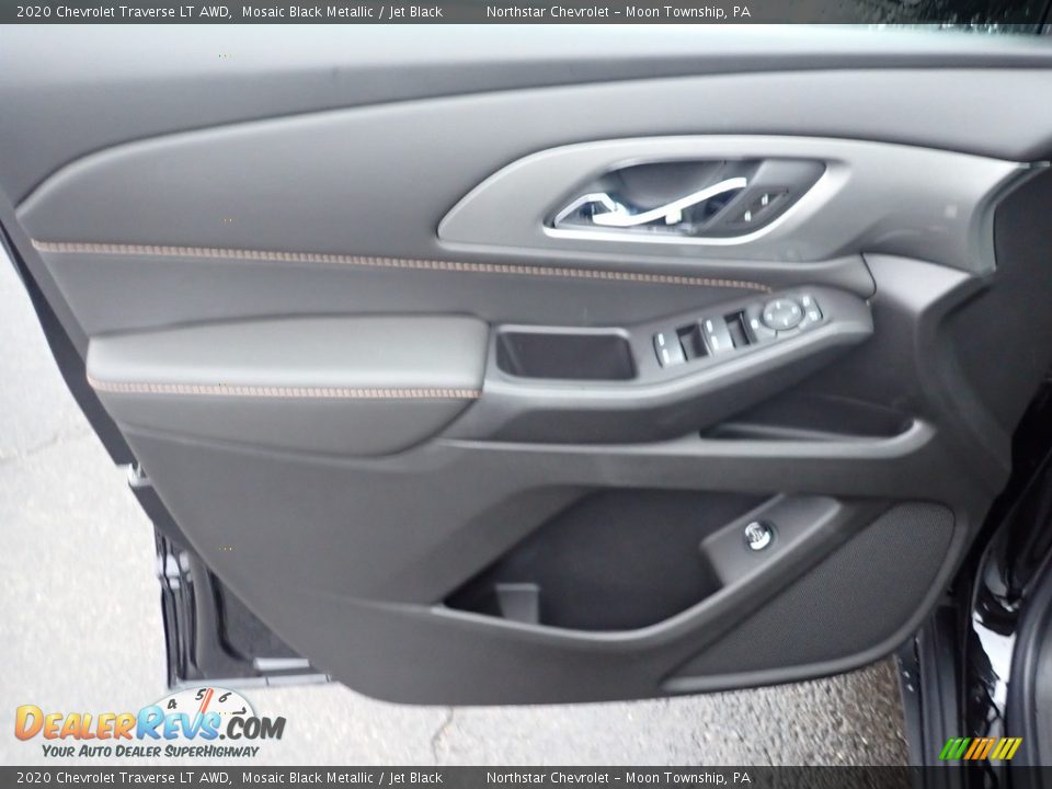2020 Chevrolet Traverse LT AWD Mosaic Black Metallic / Jet Black Photo #15