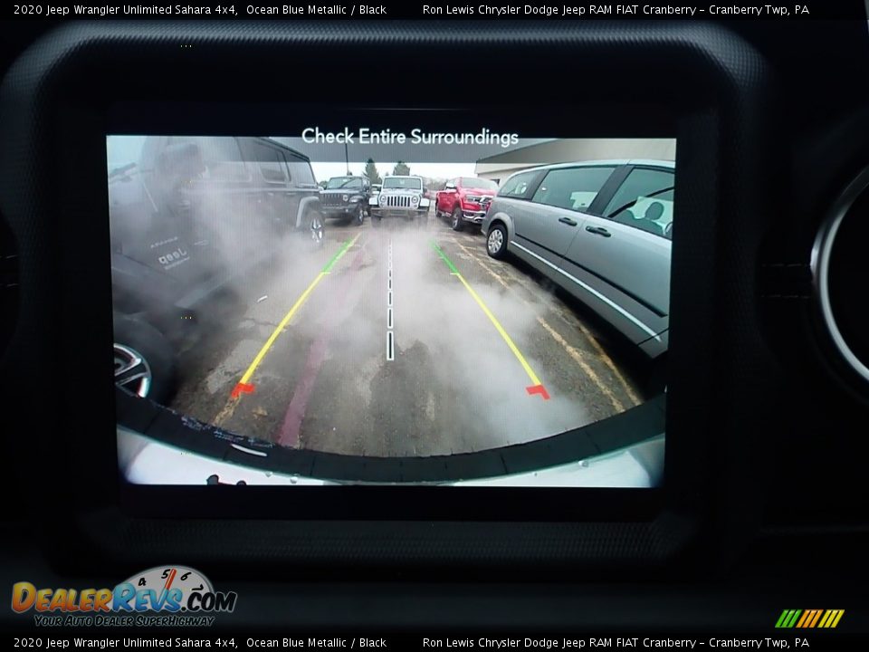 2020 Jeep Wrangler Unlimited Sahara 4x4 Ocean Blue Metallic / Black Photo #17