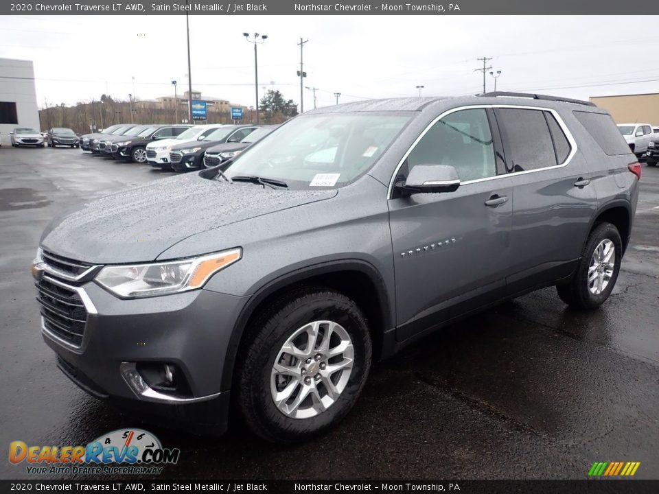 2020 Chevrolet Traverse LT AWD Satin Steel Metallic / Jet Black Photo #1