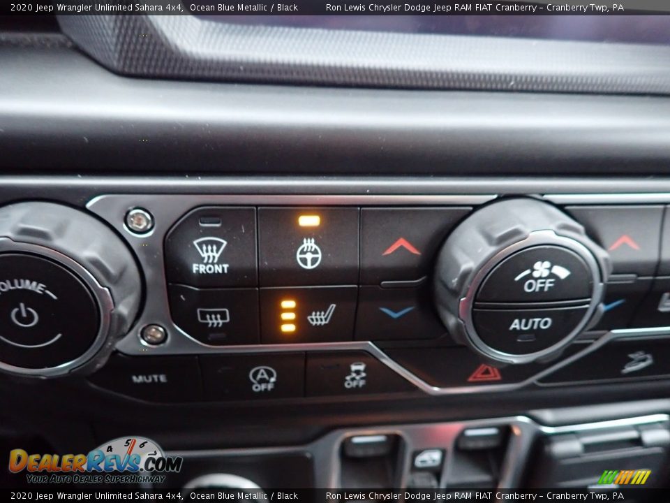 2020 Jeep Wrangler Unlimited Sahara 4x4 Ocean Blue Metallic / Black Photo #20